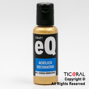 ACRIL.DECOR.EQ 040 DORADO 50ML X 1